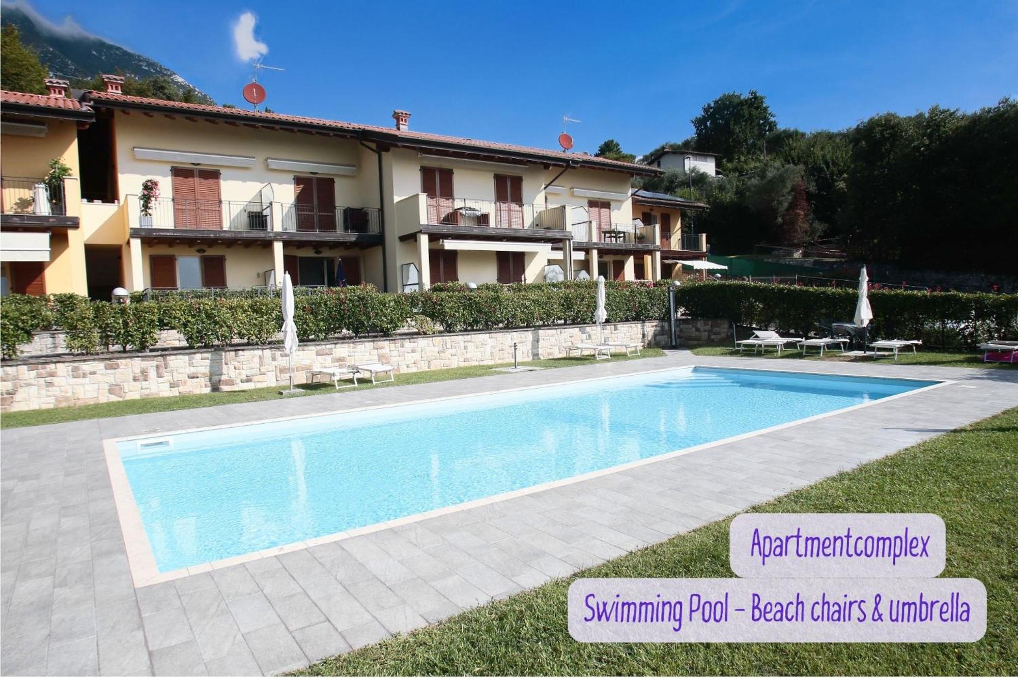 Panorama Lake View, Pool & Garden, 2 Bathrooms, Kingsize & Single-Beds, Fast Internet Toscolano Maderno Εξωτερικό φωτογραφία